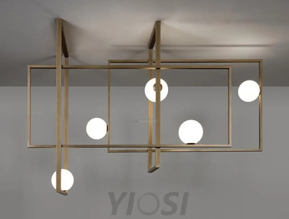 Mondrian Glass Ceiling Light L 47.2″ - Unknown-1-Yiosilamp