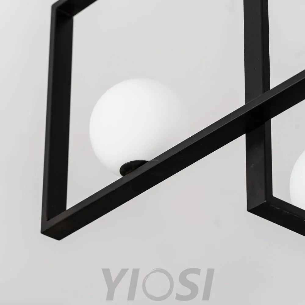 Mondrian Glass Ceiling Light L 47.2″ - Unknown-1-Yiosilamp