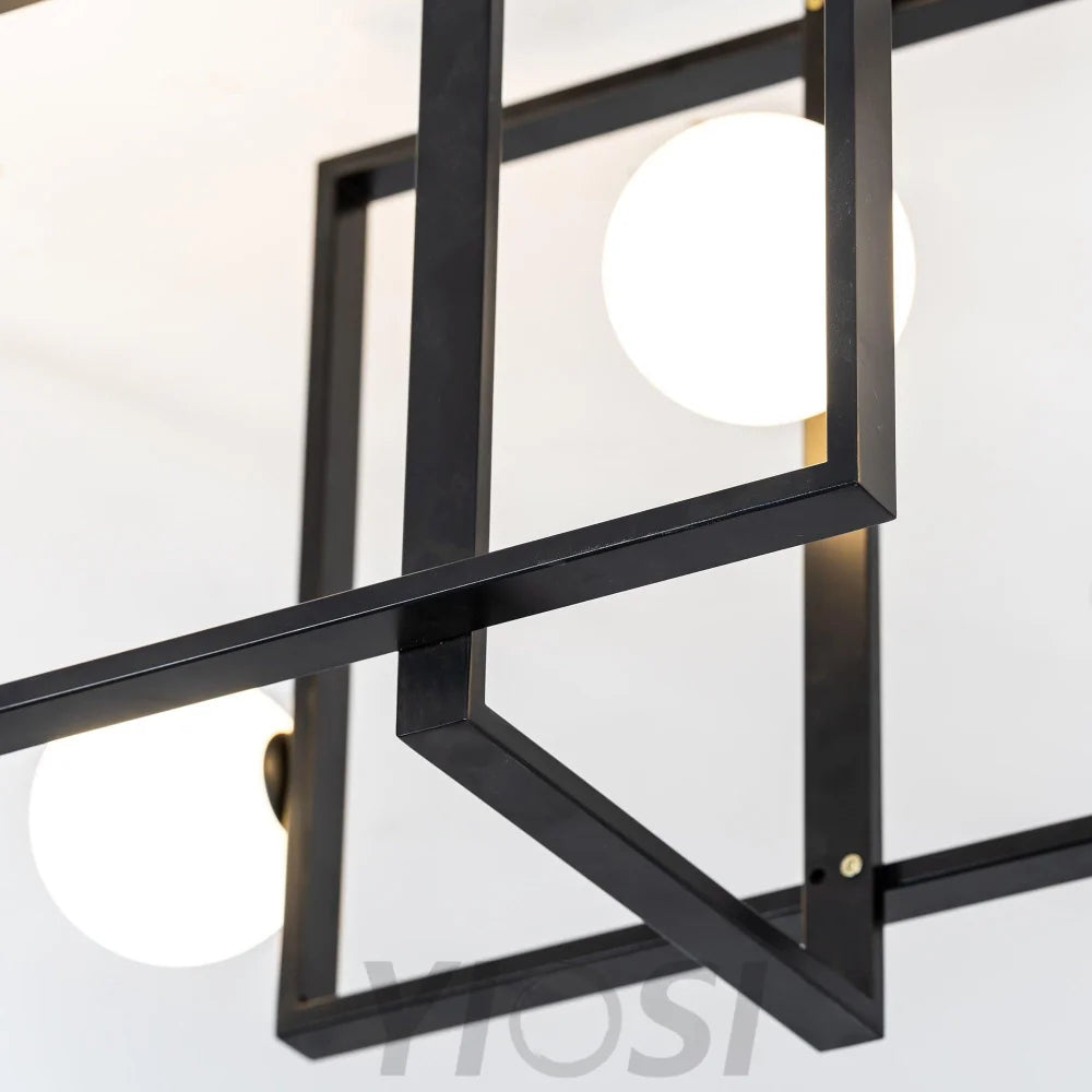 Mondrian Glass Ceiling Light L 47.2″ - Unknown-1-Yiosilamp