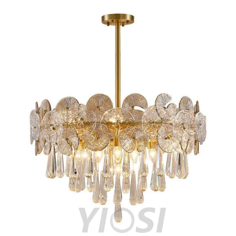 Monet Modern Postmodern Crystal Chandelier