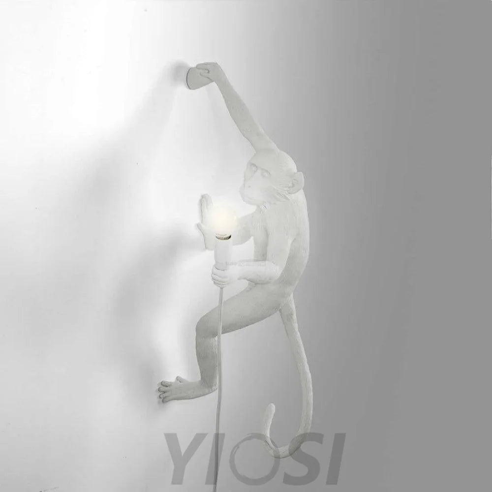 Monkey Wall Sconce - Creature-1-Yiosilamp
