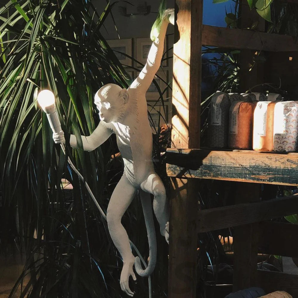Monkey Wall Sconce - Creature-1-Yiosilamp
