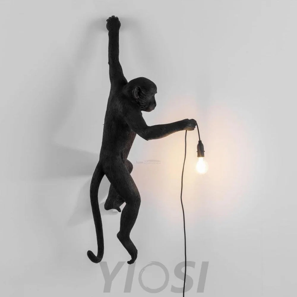 Monkey Wall Sconce - Creature-1-Yiosilamp