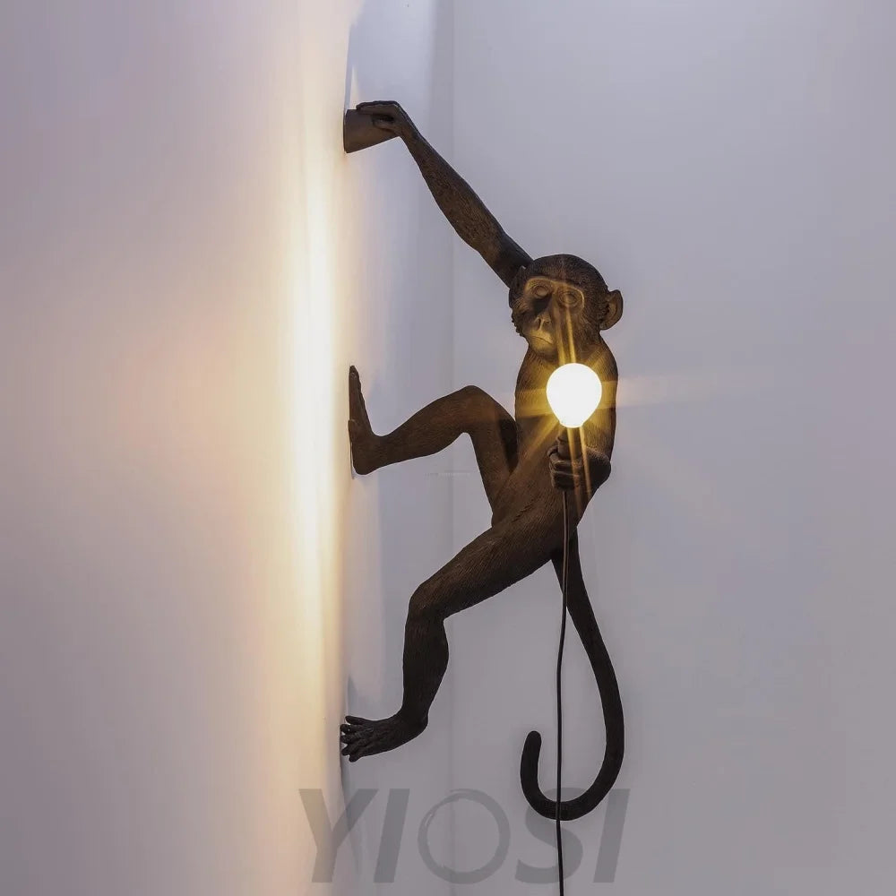 Monkey Wall Sconce - Creature-1-Yiosilamp