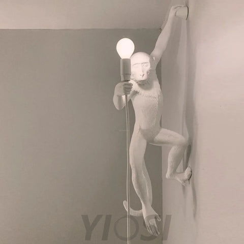 Monkey Wall Sconce - Creature-1-Yiosilamp