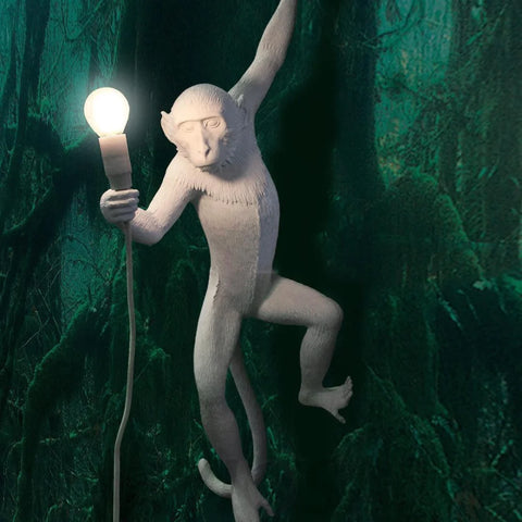 Monkey Wall Sconce - Creature-1-Yiosilamp