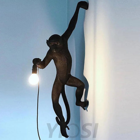 Monkey Wall Sconce - Creature-1-Yiosilamp