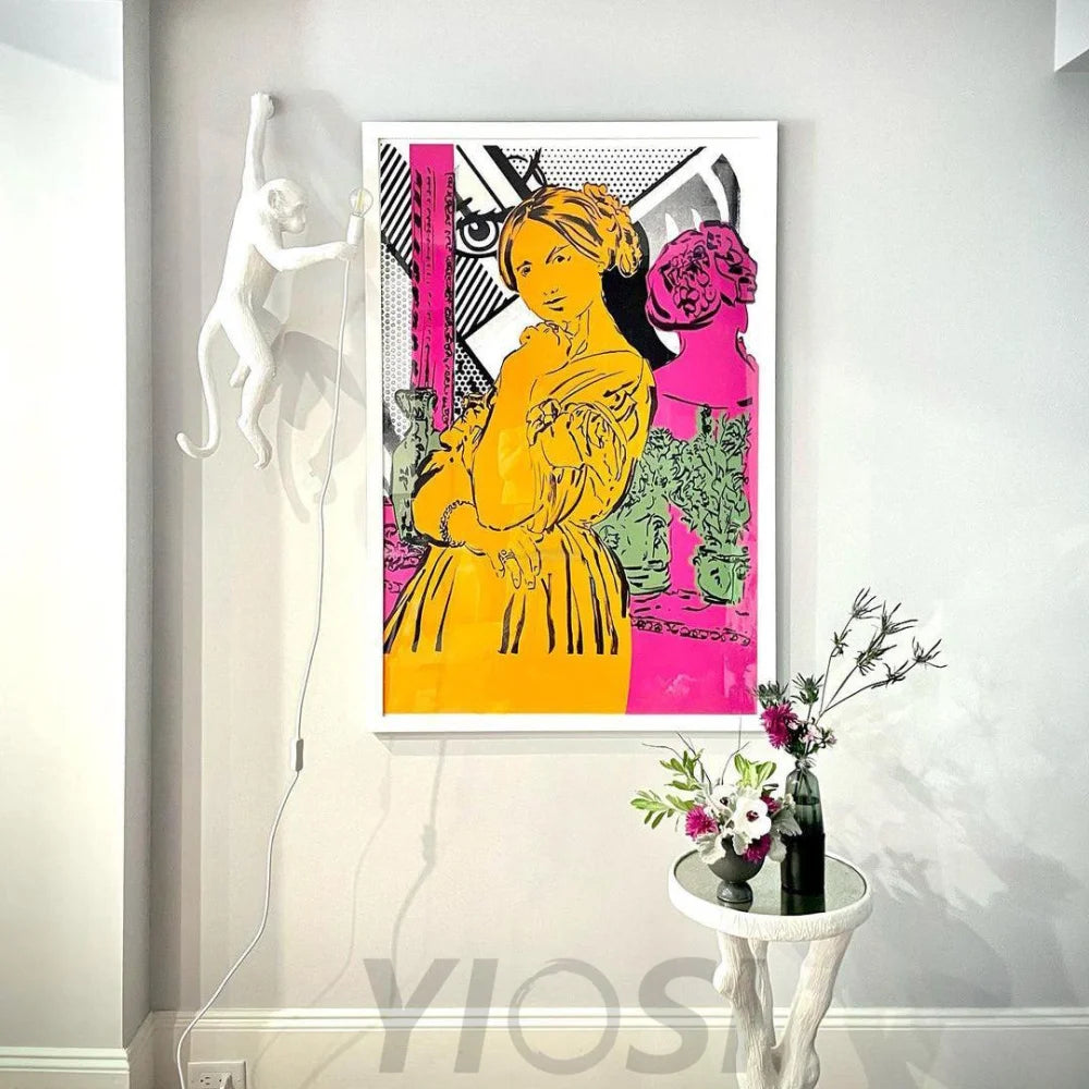Monkey Wall Sconce - Creature-1-Yiosilamp