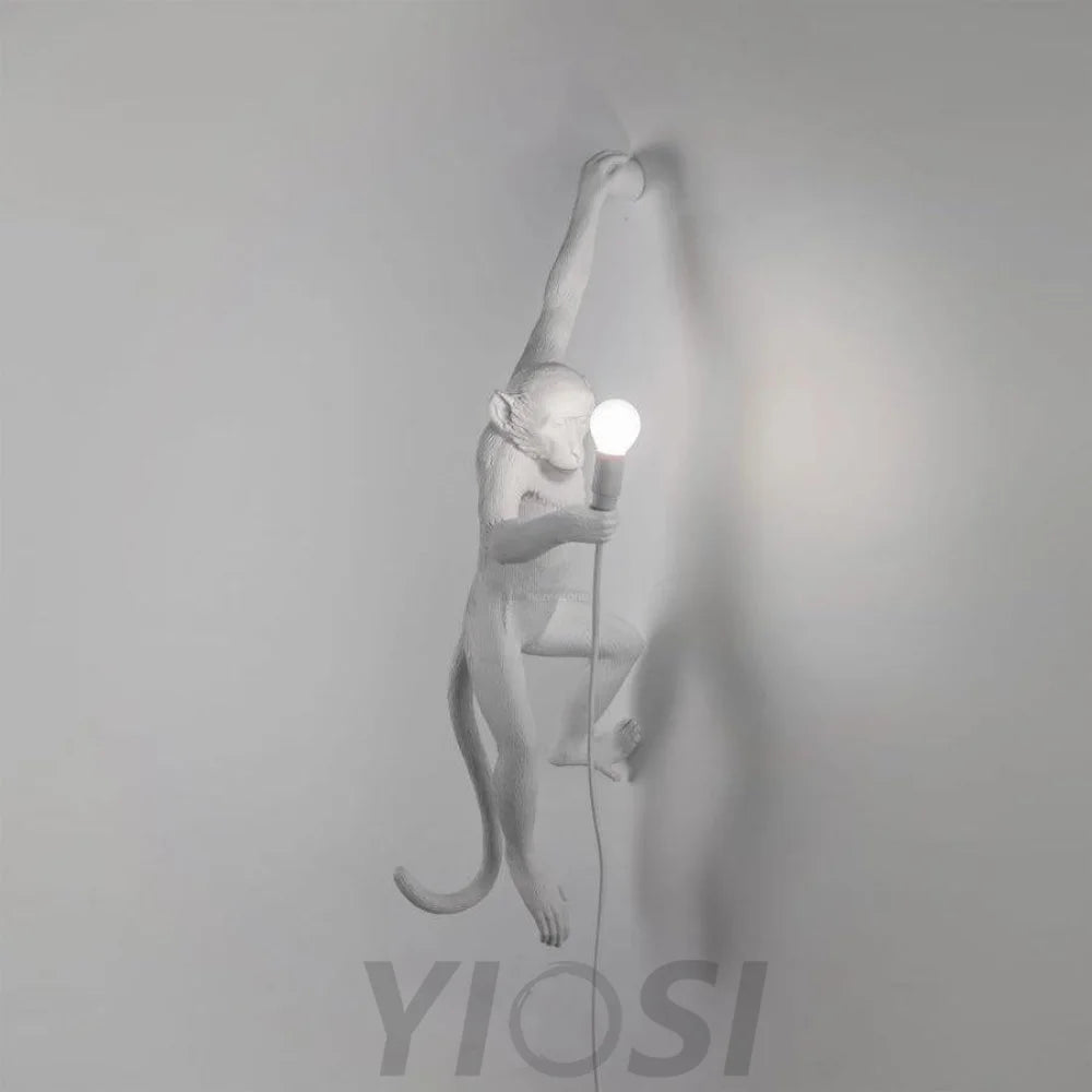 Monkey Wall Sconce - Creature-1-Yiosilamp