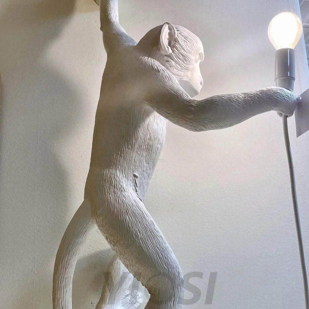 Monkey Wall Sconce - Creature-1-Yiosilamp