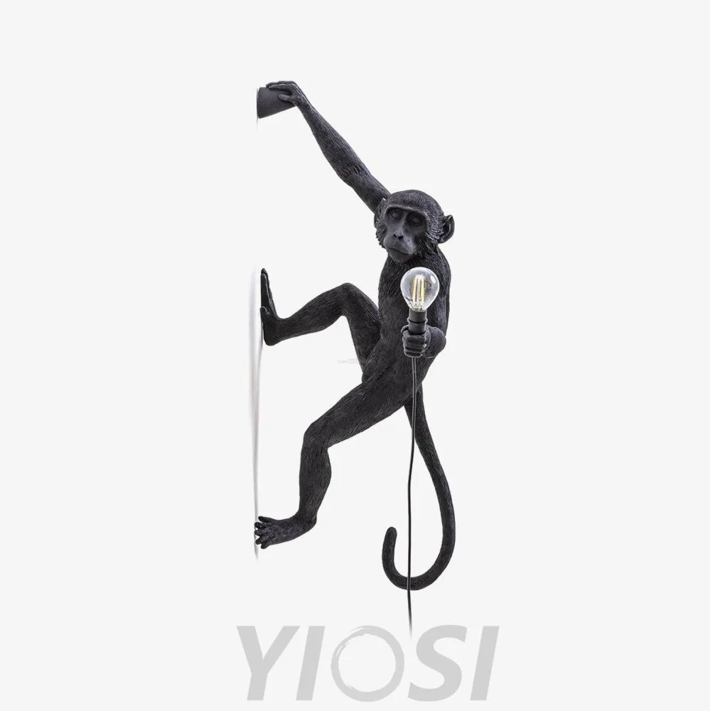 Monkey Wall Sconce - Creature-1-Yiosilamp