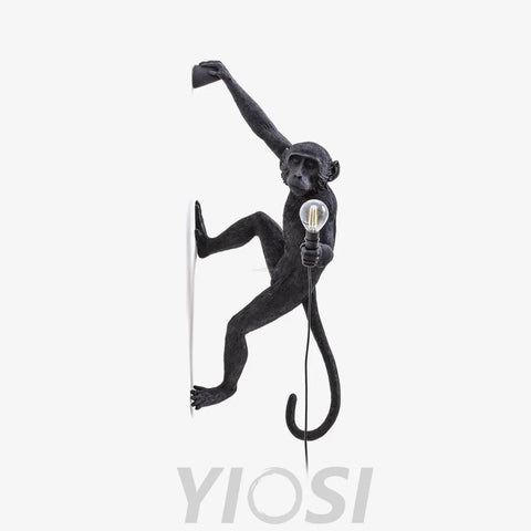 Monkey Wall Sconce - Creature-1-Yiosilamp