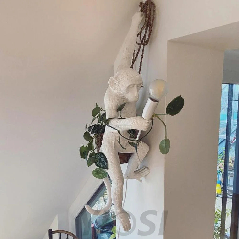 Monkey Wall Sconce - Creature-1-Yiosilamp