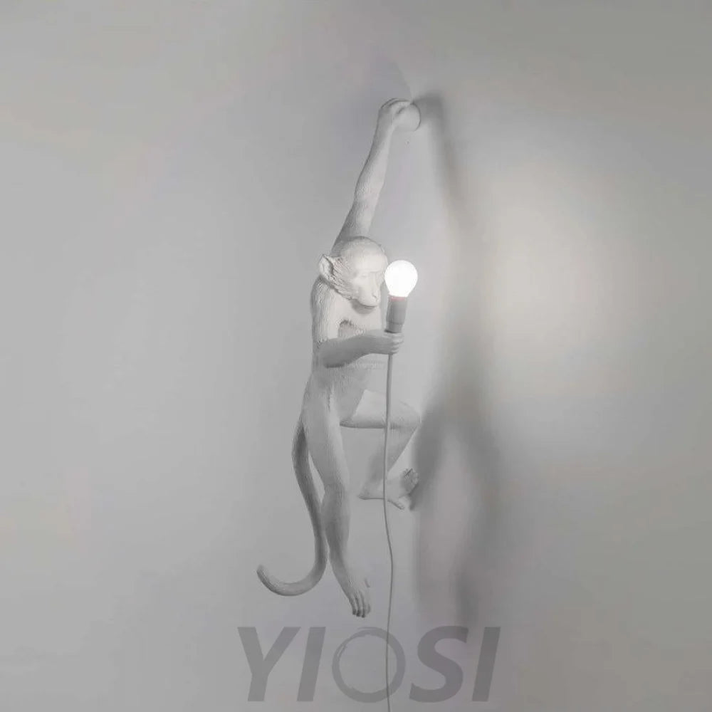 Monkey Wall Sconce - Creature-1-Yiosilamp