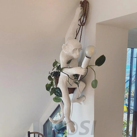 Monkey Wall Sconce - Creature-1-Yiosilamp