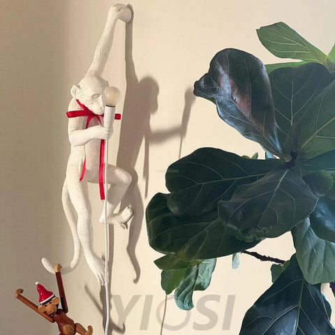 Monkey Wall Sconce - Creature-1-Yiosilamp