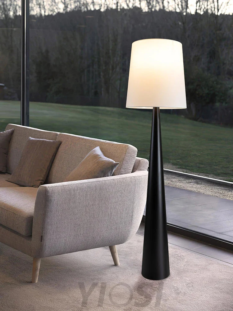 Montenegro Floor Lamp ∅ 19.7″ - Drapery-1-Yiosilamp