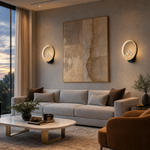 Moonlit Realm Modern Crystal Wall Sconce