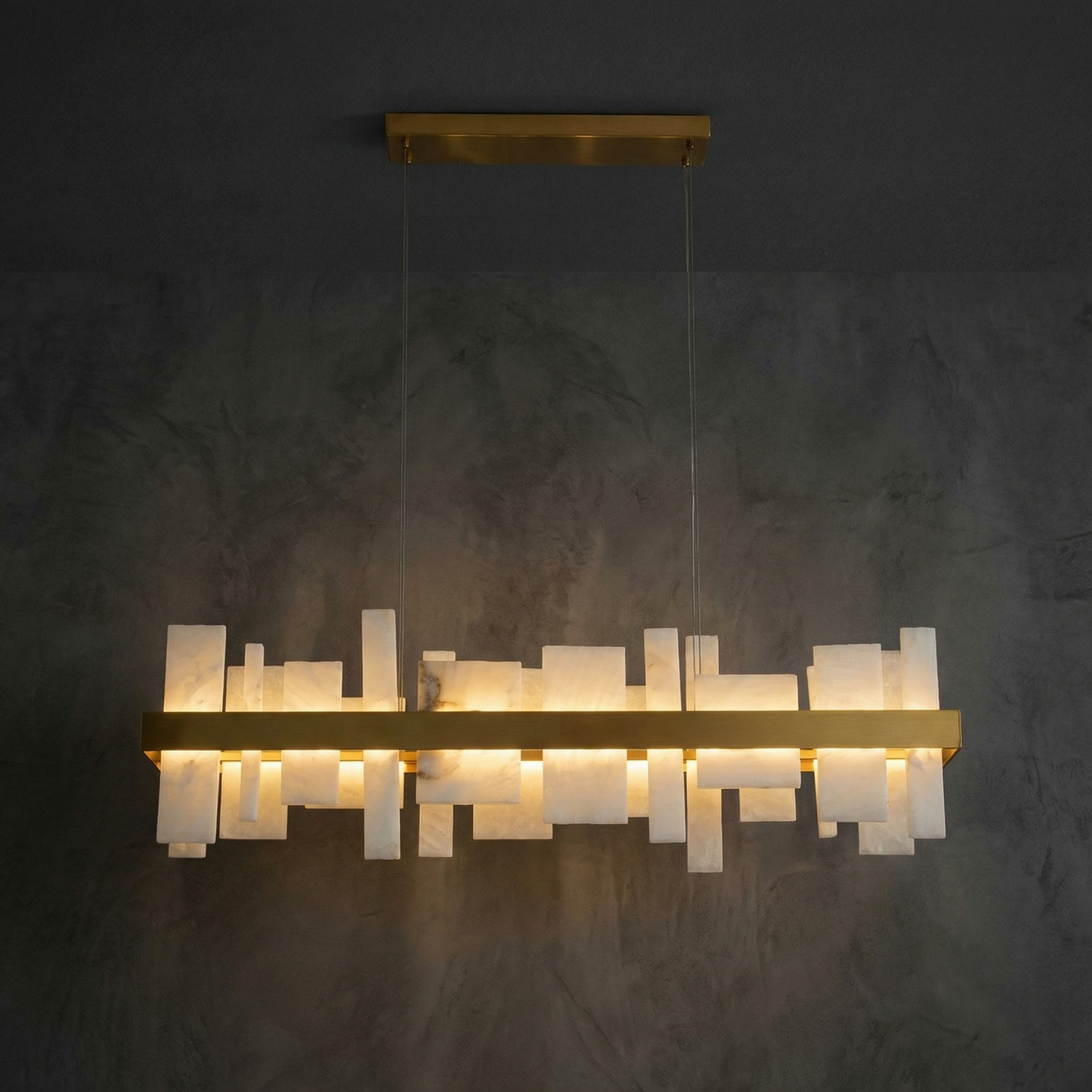 Yiosi Mosaico Linear Block Chandelier - Image 1