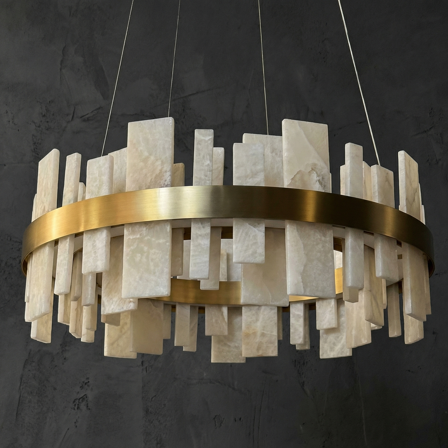 Yiosi Mosaico Round Block Chandelier - Image 2