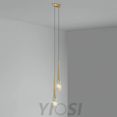 Mozzi Crystal Pendant - Earring-1-Yiosilamp