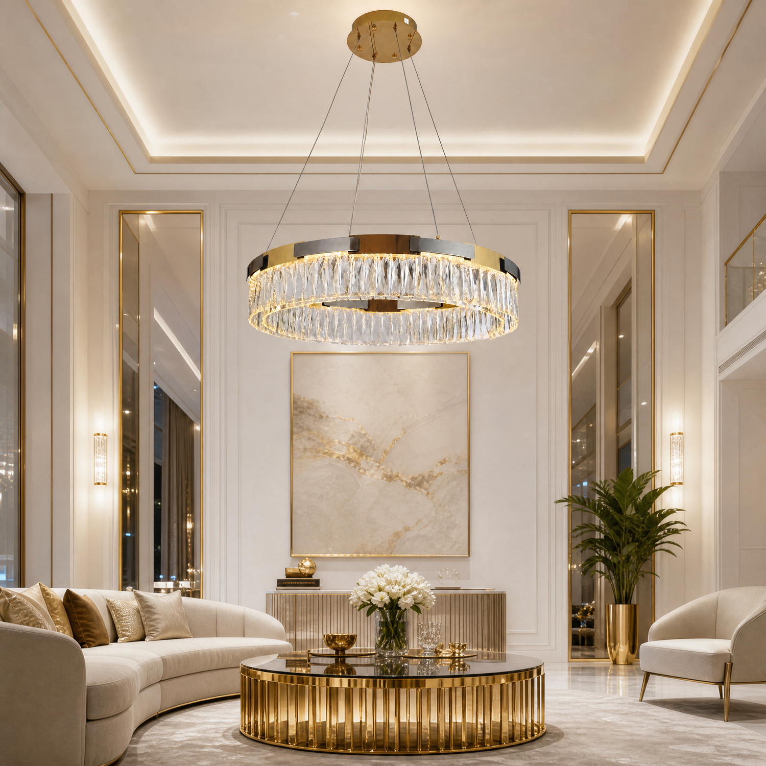 Mughetto Crystal Chandelier