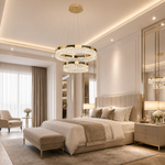 Mughetto Crystal Duo Chandelier