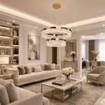Mughetto Crystal Duo Chandelier