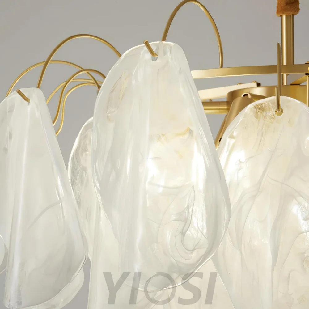 Multi Tier Cloud Glass Pendant - Cylinder-1-Yiosilamp