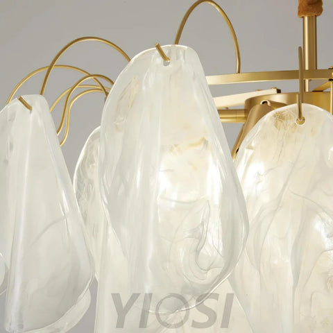 Multi Tier Cloud Glass Pendant - Cylinder-1-Yiosilamp