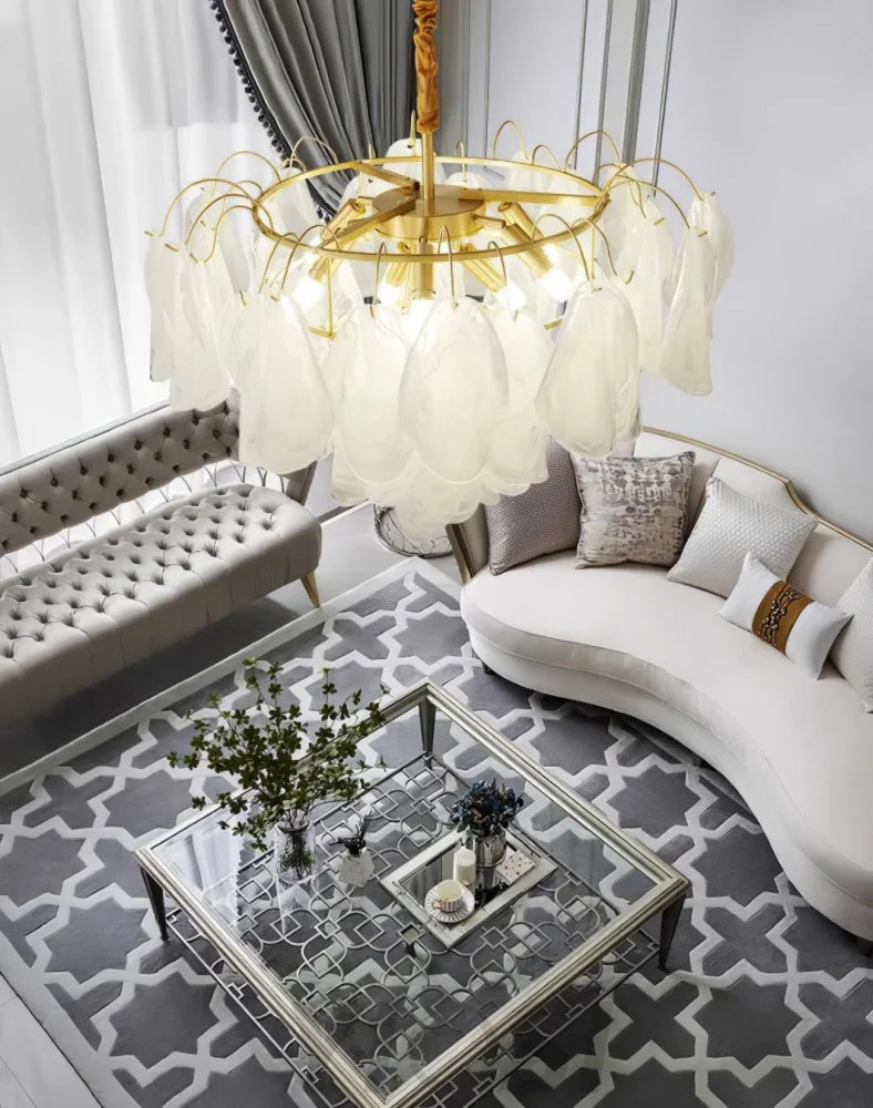 Multi Tier Cloud Glass Pendant - Cylinder-1-Yiosilamp