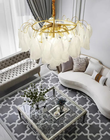 Multi Tier Cloud Glass Pendant - Cylinder-1-Yiosilamp