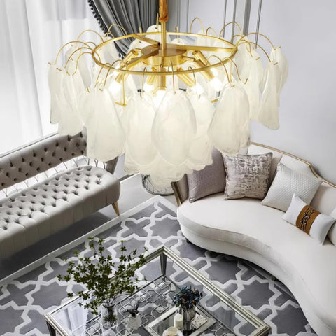 Multi Tier Cloud Glass Pendant - Cylinder-1-Yiosilamp