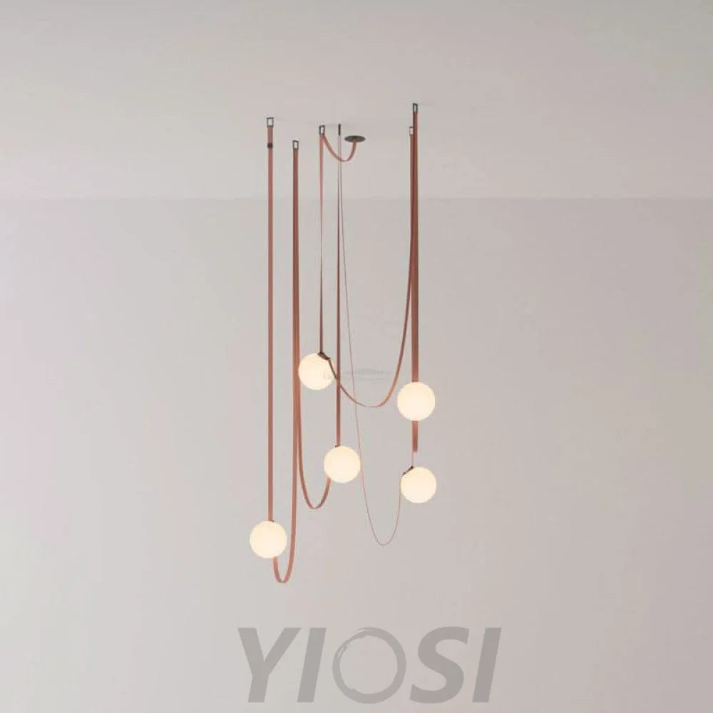 Multiple Belt Art Pendant - Yiosilamp