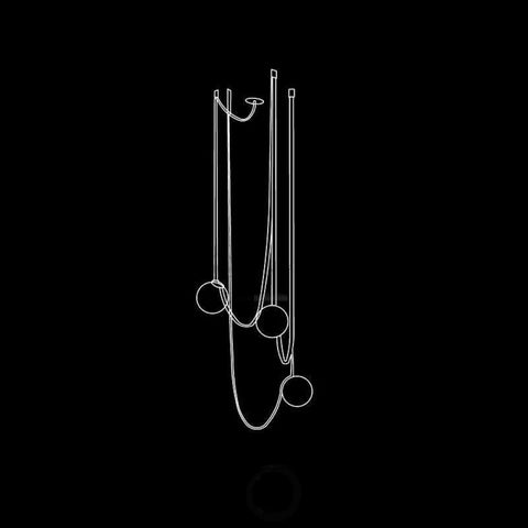 Multiple Belt Art Pendant - Yiosilamp
