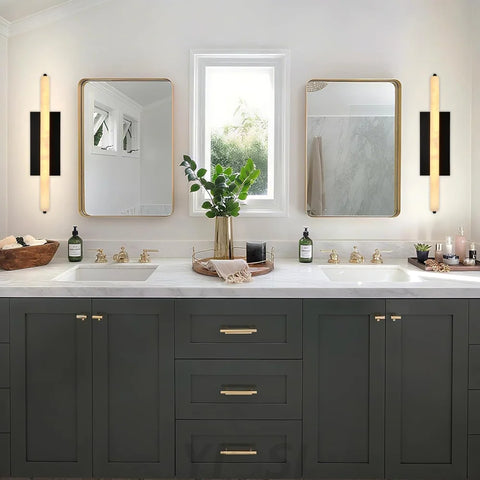 Natural Alabaster Wall Sconces