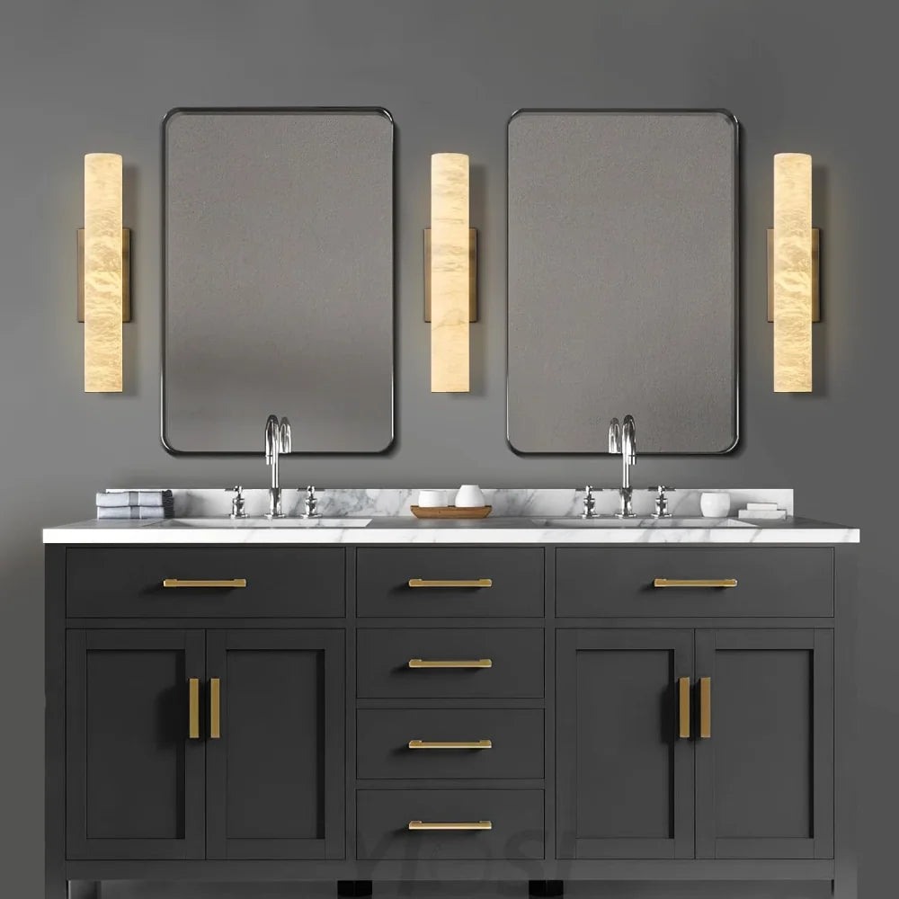 Natural Alabaster Wall Sconces