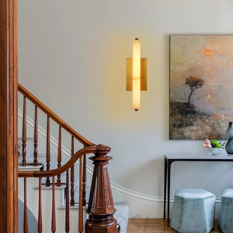 Natural Alabaster Wall Sconces
