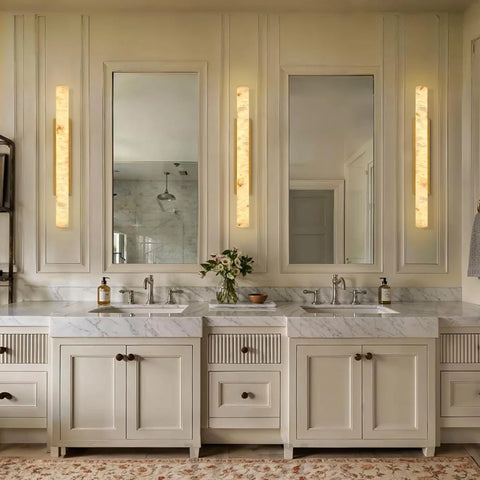 Natural Alabaster Wall Sconces