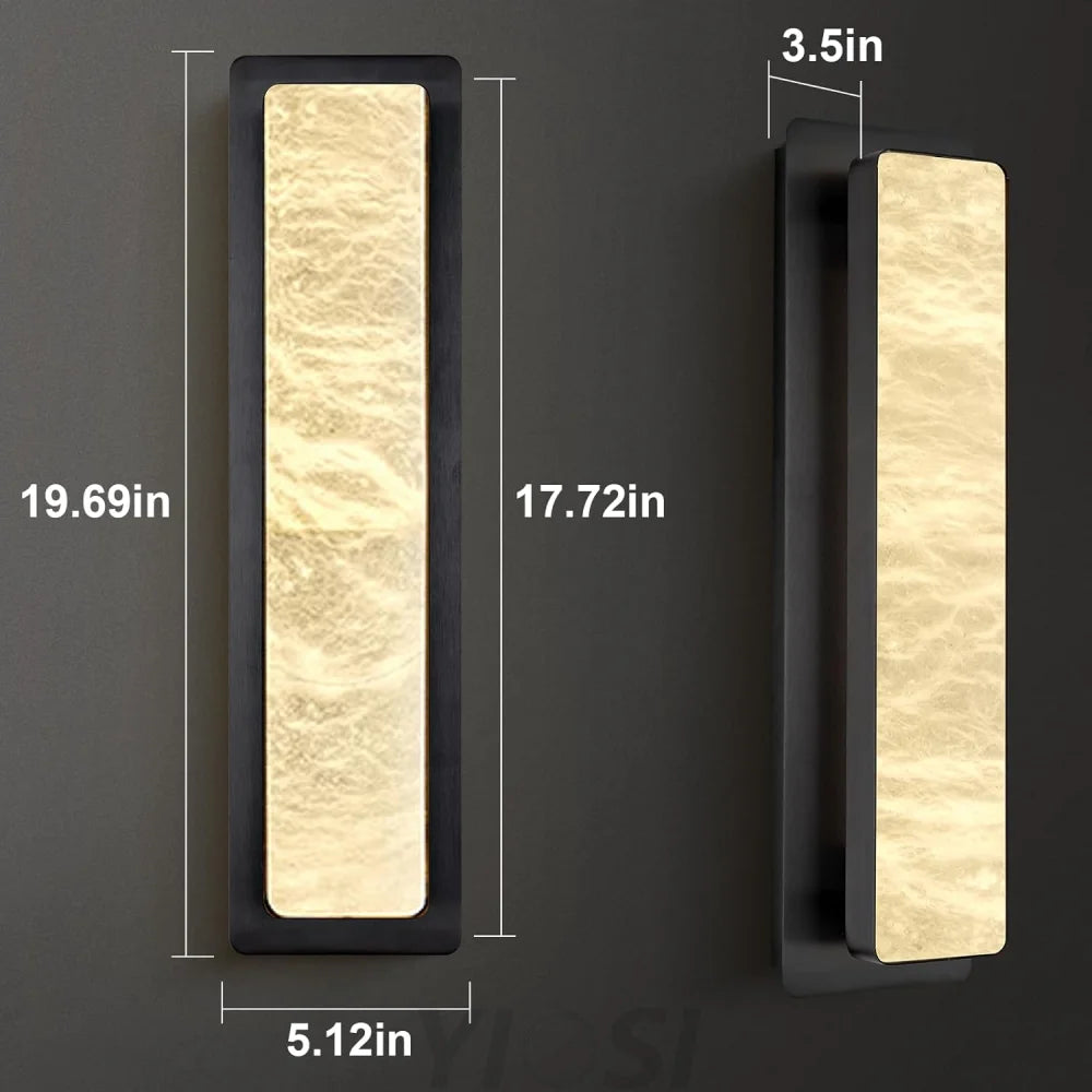 Natural Alabaster Wall Sconces