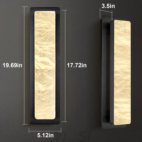 Natural Alabaster Wall Sconces