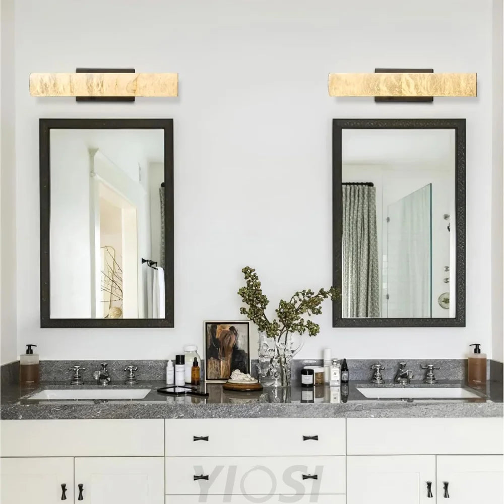 Natural Alabaster Wall Sconces