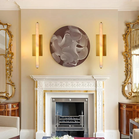 Natural Alabaster Wall Sconces