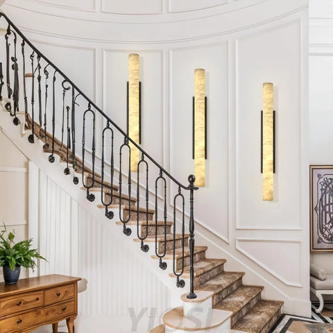 Natural Alabaster Wall Sconces