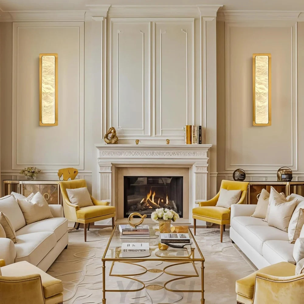 Natural Alabaster Wall Sconces