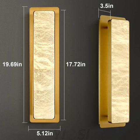 Natural Alabaster Wall Sconces