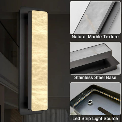 Natural Alabaster Wall Sconces