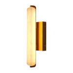 Natural Alabaster Wall Sconces 15in / Gold
