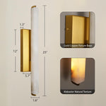 Natural Alabaster Wall Sconces