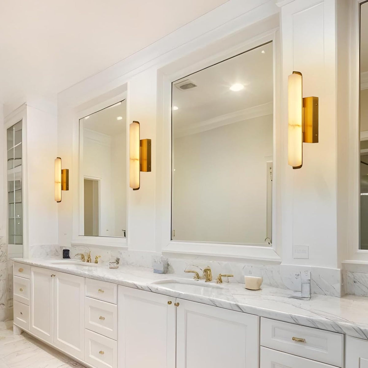 Natural Alabaster Wall Sconces
